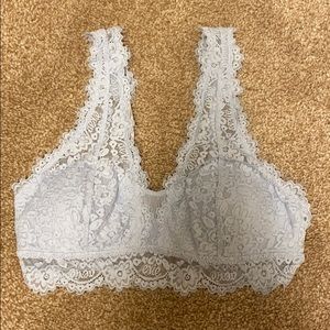 NWOT Aerie Lacey bralette light blue